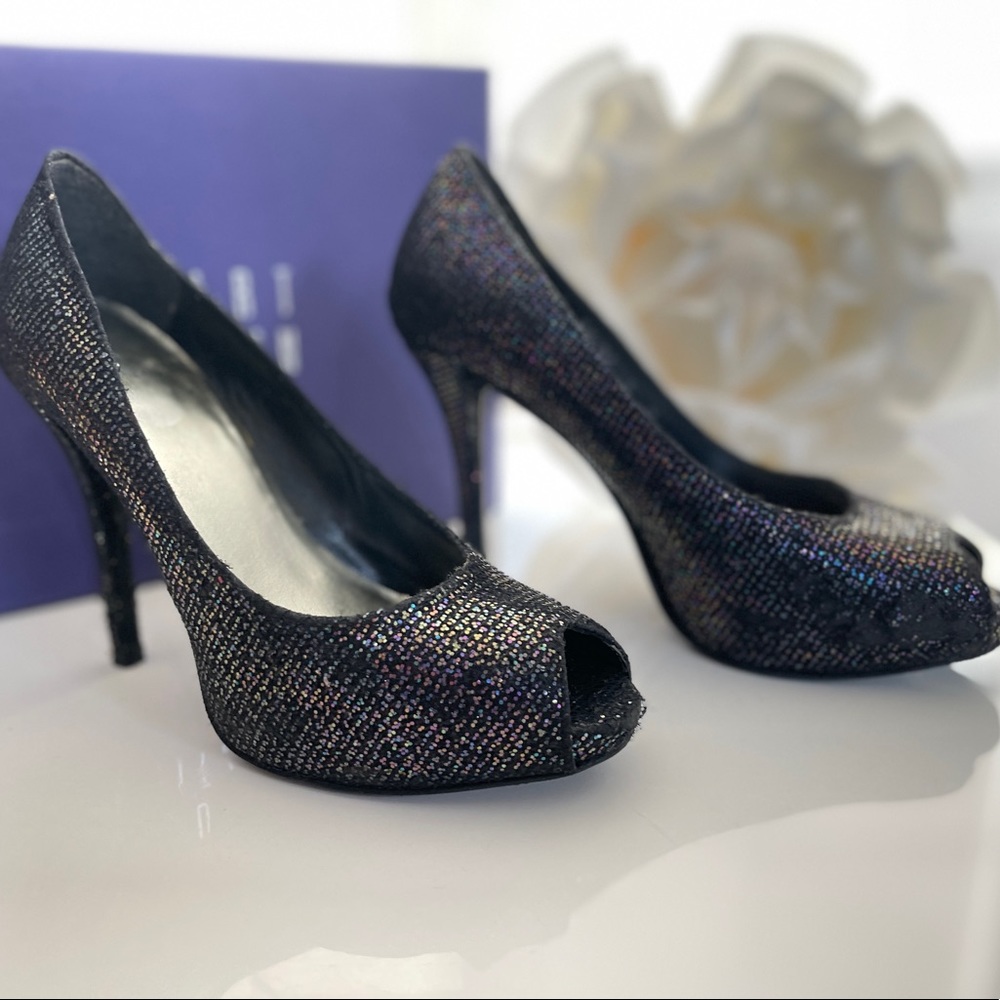 Stuart Weitzman Multi Iris Glitter Pump